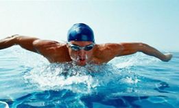 Swimming underwater headset