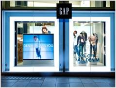 GAP London Fashion storefront event in the UK