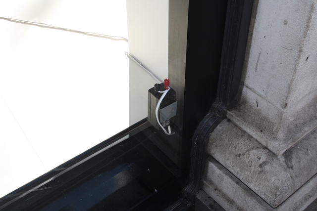 Sound Transducer attached to window