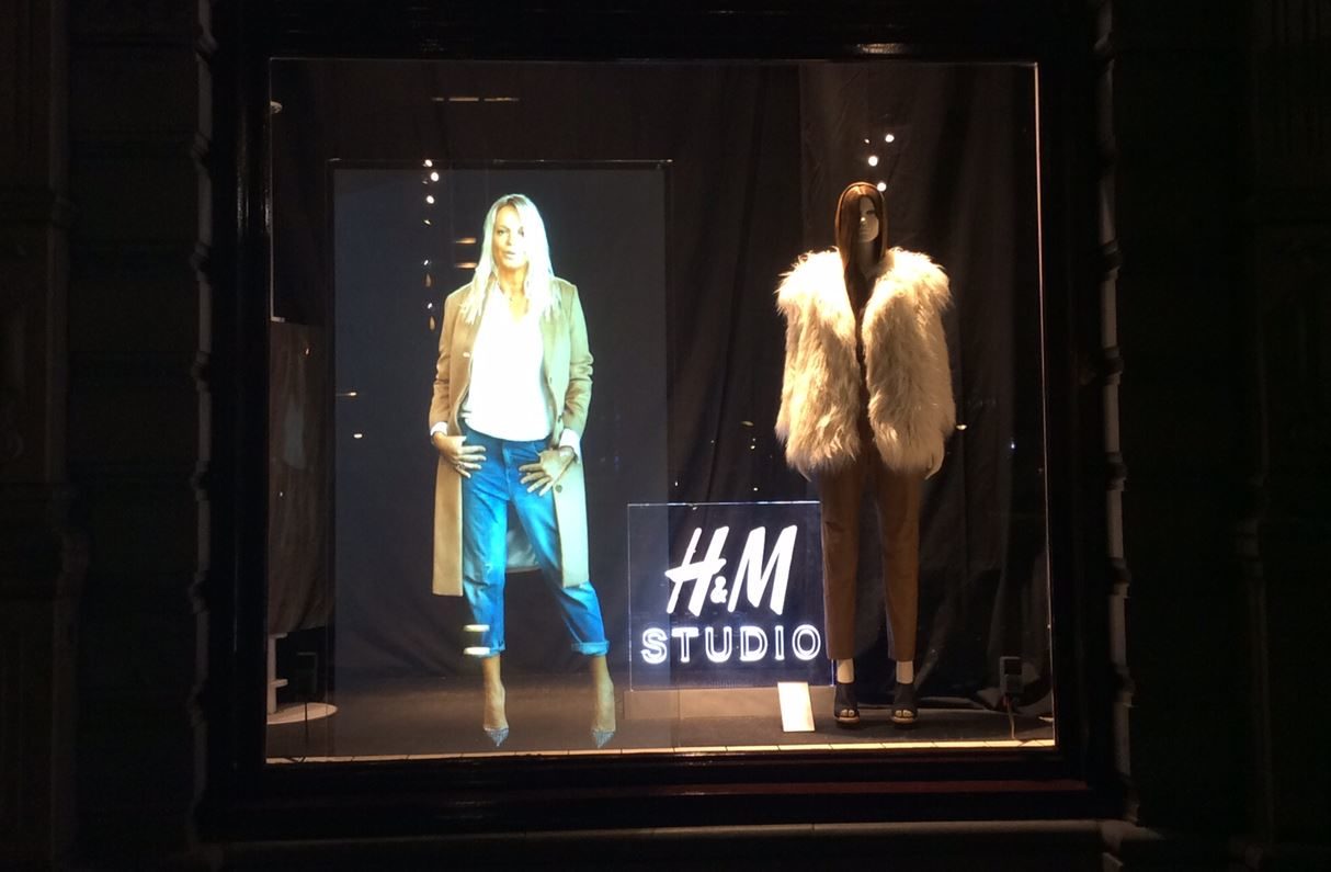 Whispering Window by Feonic in use at H&M Studio & VanHaren via iRetail Solutions.