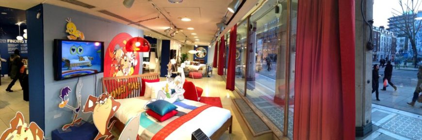 Interactive Window Display : Retail Store Smart TV Launch